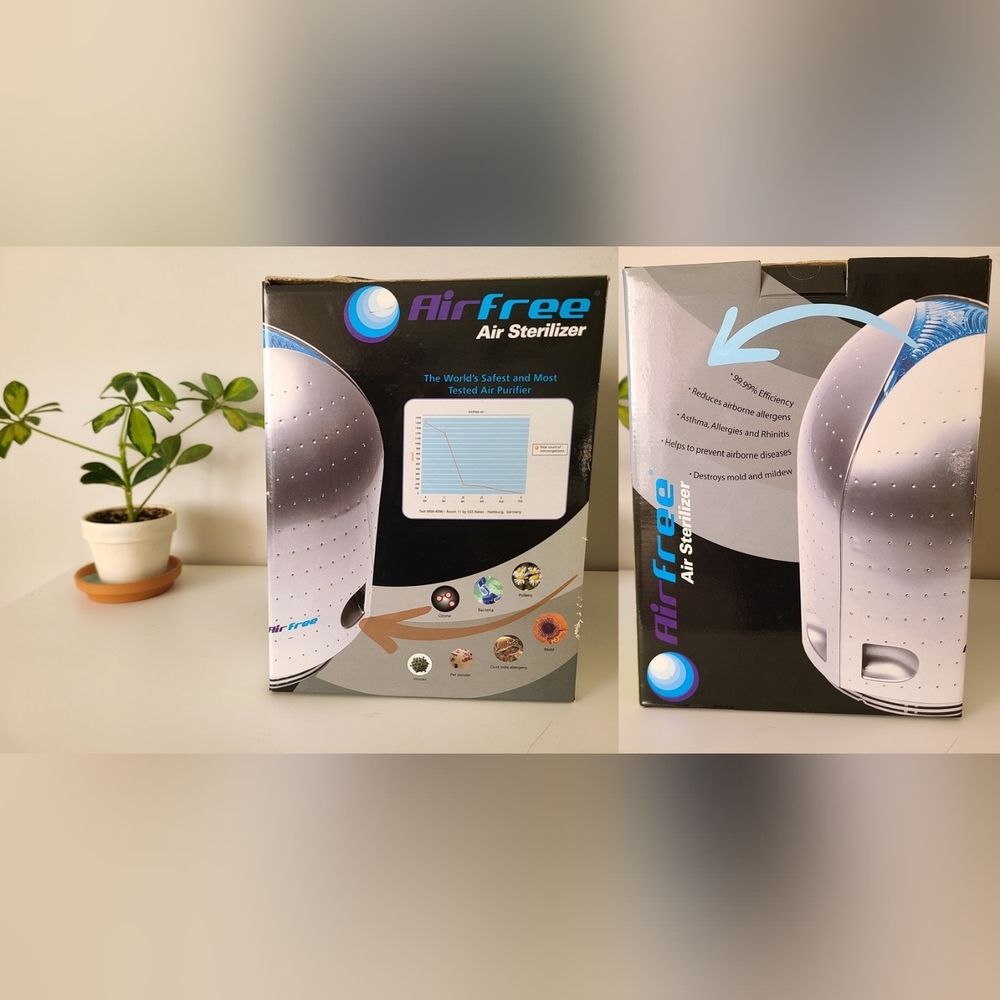 BNIB - AirFree - P1000 Filterless Silent Home Room Air Sterilizer Purifier